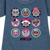 Girls' - LOL Surprise! - All Dolls Together Graphic Short Sleeve Fleece Dress - 2 of 4