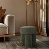 Meridian Furniture,Larson Polyester Fabric Ottoman/Stool - 2 of 4