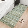 Washable Modern Plaid Rug – Foldable Thin Non-Slip Non-Shedding Easy-Care Carpet for Living Room Bedroom Kitchen Dining Room. - 4 of 4