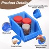 Unique Bargains Plastic Stackable Garage Closet Organization Shelf Bins 2 Pcs - 4 of 4