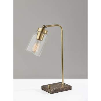 Bristol Desk Lamp (Includes Light Bulb) Antique Brass - Adesso