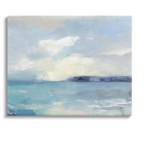 Stupell Industries Abstract Ocean View Landscape Canvas Wall Art : Target