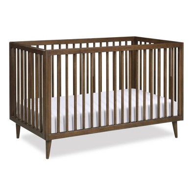 Dark shop walnut crib