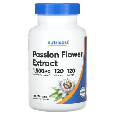 Nutricost Passion Flower Extract, 1,500 mg, 120 Capsules