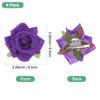 Unique Bargains Durable Velvet Cloth Flower Hair Clips Brooches 12 Pcs - 3 of 4