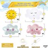 KatchOn, Sun and Cloud Balloons Set - Big 29 Inch, Pack of 5 | Foil Balloons| Boho Sunshine Balloons for Sunshine Baby Shower Decorations - 3 of 4