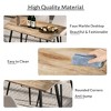 Modern Minimalist Round & Rectangular MDF Dining Table, for Office, Home & Kitchen, Available in Multiple Colors - 4 of 4