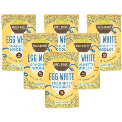 Miracle Noodle Egg White Spaghetti Noodles - Case of 6/3.5 oz