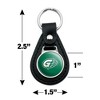 Georgia Gwinnett College Primary Logo Black Leather Keychain - 2 of 4