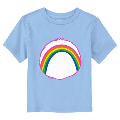 Care Bears Cheer Bear Rainbow Costume T-shirt - Light Blue - 4t : Target