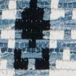 ivory blue/black