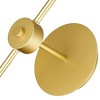 CWI Lighting Da Vinci 1 Light Wall Light With Brass Finish - 4 of 4