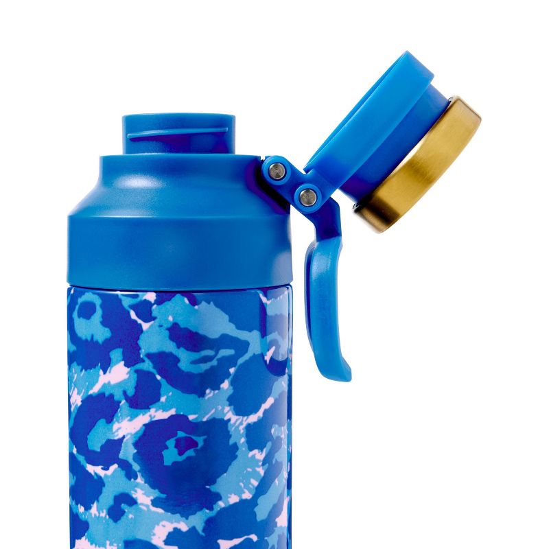 Leopard Blue 19oz Stainless Steel Water Bottle - DVF for Target, 3 of 4