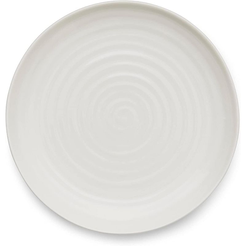 Portmeirion Sophie Conran Coupe Plates, Set of 4, Porcelain Dishes, Dinnerware Plates, Dishwasher Safe, 2 of 7