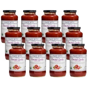 Made With Organic Roasted Garlic Pasta Sauce - Case of 12/24 oz - 1 of 4