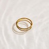 EVRY JEWELS WATERPROOF Gold or Silver Plated Linked Ring - 3 of 3