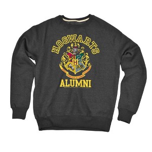Harry Potter Hogwarts Alumni Crest Slim Fit Crewneck Sweatshirt - 1 of 4