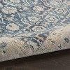 Nourison Malta Bordered Floral Traditional Indoor Area Rug Blue/Grey 3'11" x 5'7" - 3 of 4
