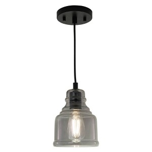 Vaxcel Millie 1 - Light Pendant in  Matte Black - 1 of 4