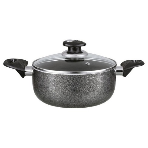 Rachael Ray Cook + Create 5qt Aluminum Nonstick Dutch Oven with Lid - Gray