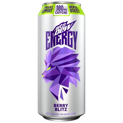 Mountain Dew Energy Berry Blitz Energy Drink - 16 fl oz Can