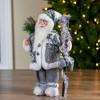 Northlight 16" Gray and White Country Santa Claus Christmas Figure - image 2 of 4