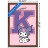 Trends International Hello Kitty and Friends: 24 College Letter - Kuromi Framed Wall Poster Prints - 3 of 4