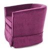Christopher Knight Home Cecilia Modern Swivel 28.75" Barrel Club Chair - 4 of 4