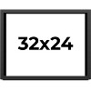 PosterPalooza | Shadow Box 1.5" Depth Black Picture Frame - UV Acrylic, Backing Board, Hanging Hardware - 2 of 4