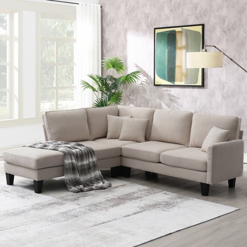 L shape best sale lounge sofa