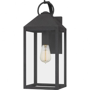 Quoizel Lighting Thorpe 1 - Light Sconce in  Mottled Black - 1 of 4