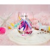Silver Buffalo Pink Unicorn "All My Friends Are Fake" Stemless Wine Glass | Holds 20 Ounces - 3 of 4