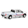 Greenlight 1/64 2019 Ford F-350 Lariat Dually Pickup Truck, White with Custom Stripes, Dually Drivers Series 16 46160-D - 3 of 4