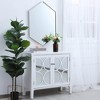 Elegant Lighting Metal frame hexagon mirror 24 inch in silver - 4 of 4