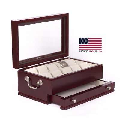 American Chest Company W1100M Captain 10 Watch Box and Storage