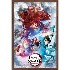 Trends International Demon Slayer: Swordsmith Village - Key Art 1 Framed Wall Poster Prints - 1 of 4