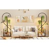 6-Tier Plant Stand, Indoor Plant Stand, with Detachable Wheels, Drawers, LED Grow Light, for Home Patio Lawn Garden Balcony - 2 of 4