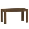 vidaXL Dining Table Brown Oak 55.1 in.x29.3 in.x29.9 in. Engineered Wood - 2 of 4