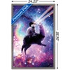 Trends International James Booker - Laser Space Cat Llama Framed Wall Poster Prints - 3 of 4