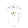 Hudson Baby Infant Girl Cotton Bodysuits, Sunflower Love - 2 of 4