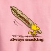 Boys' - Peanuts - Always Snacking Graphic Long Sleeve Fleece Sweatshirt - 2 of 4