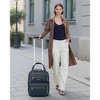 LUGGEX Underseat Carry On Luggage with Wheels, Softside Personal Item, Underseat 16 Inch, Blue - 2 of 4