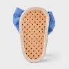 Baby Girls' Chambray Bow Ankle Strap Sandals - Cat & Jack™ Blue - 4 of 4