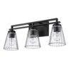 Lyna 3-Light Vanity Light - Contemporary Steel Design for Bathrooms, Dimmable & Damp Rated - 3 of 4