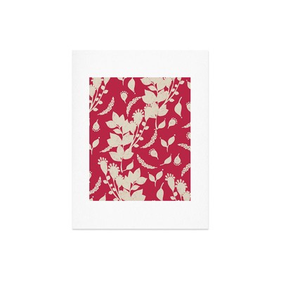 Viviana Gonzalez Floral Magenta vibes 02 18" x 24" Art Print - Society6