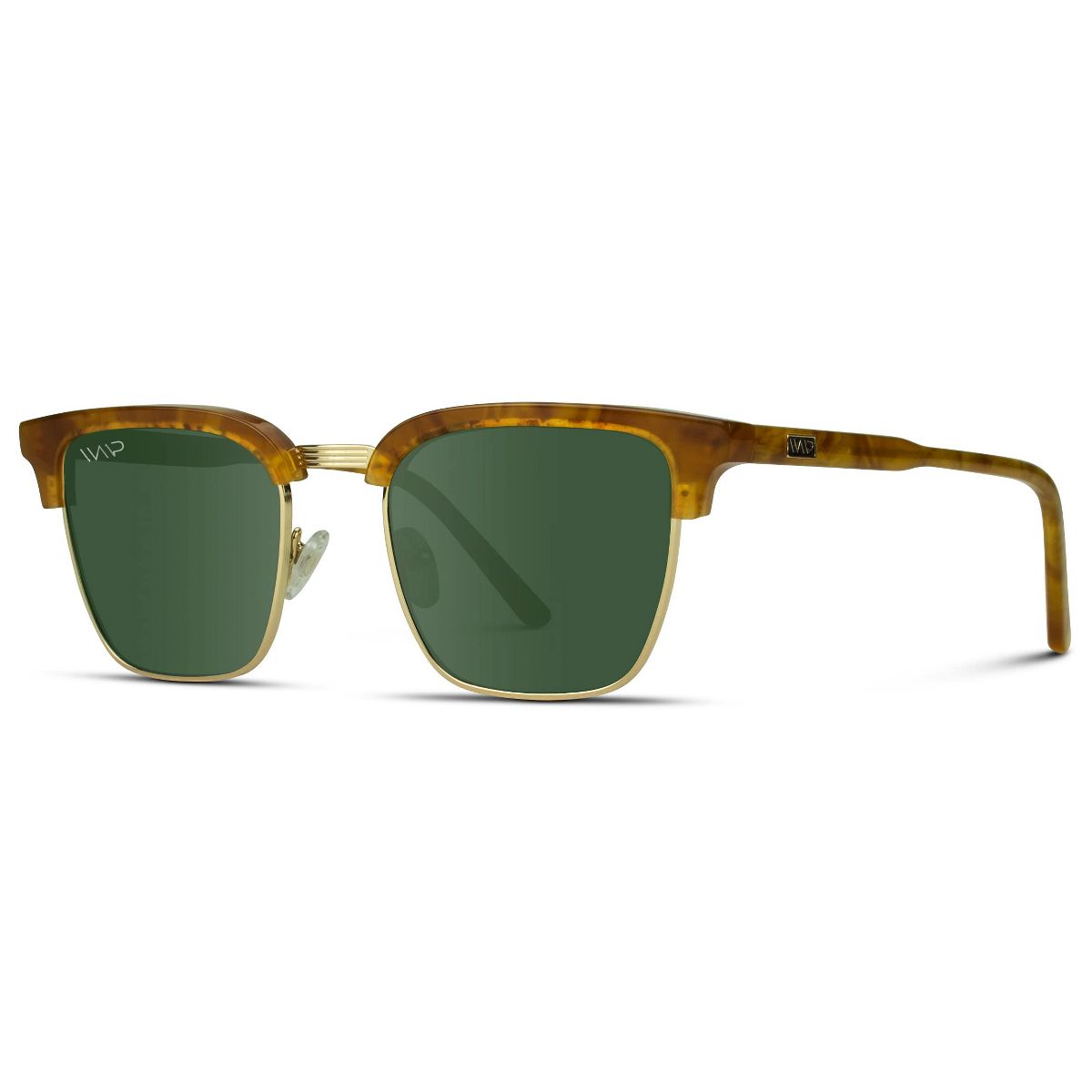 WMP Eyewear Polarized Semi-Rimless Rectangular Sunglasses - thumbnail 10