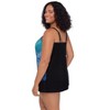 Trimshaper Women's Hank Handkerchief Plus Floral Tankini Swimsuit Top - 2 of 3