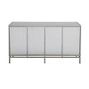 Treasure Trove Accents 4 Door Credenza Glass - 2 of 4