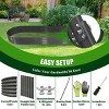 Rbied 12X3X1.5 ft Galvanized Raised Garden Beds Outdoor, Oval Extra Large Metal Planter Box, Anti-Rust & Easy-Setup - 4 of 4