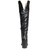 Journee Collection Womens Therese Stacked Heel Knee High Boots - 3 of 4